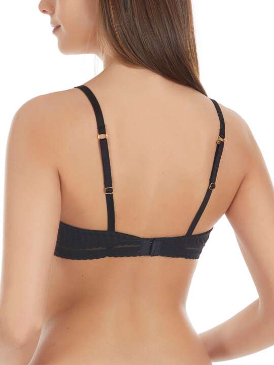 10717SE Glacier Selmark preformed eco-friendly bra Black face