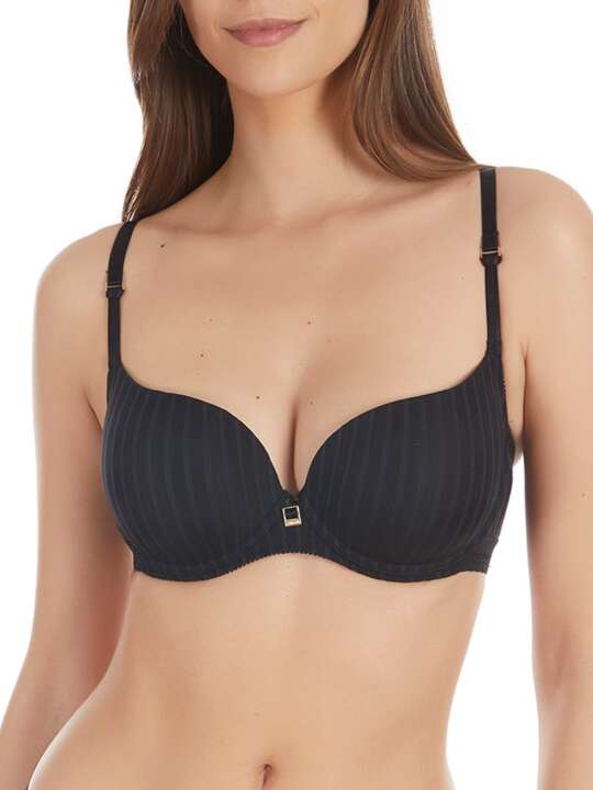 10717SE Glacier Selmark preformed eco-friendly bra Black face