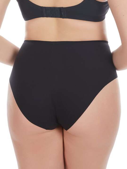 10803SE Curves Selmark classic high waist briefs with sheathing Black face