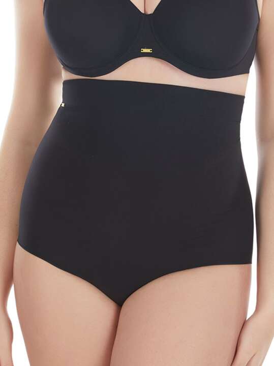 10893SE Slip taille haute gainant Curves Selmark Noir face