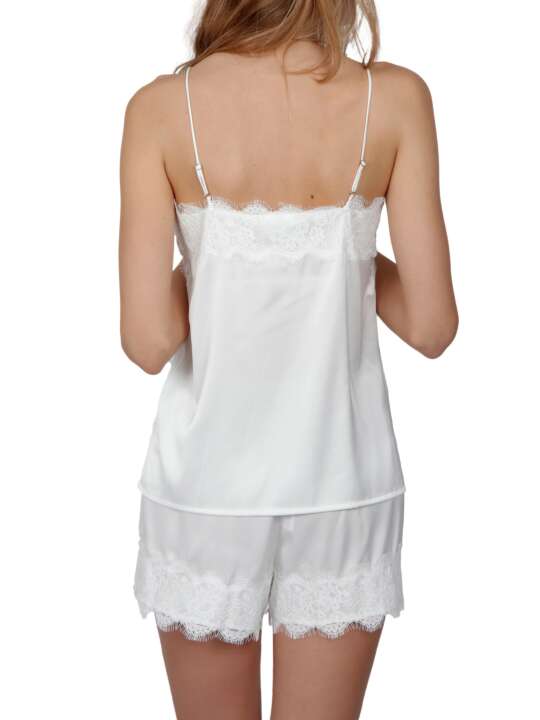 50925AD Pyjama Soft Crepe blanc Admas Blanc face