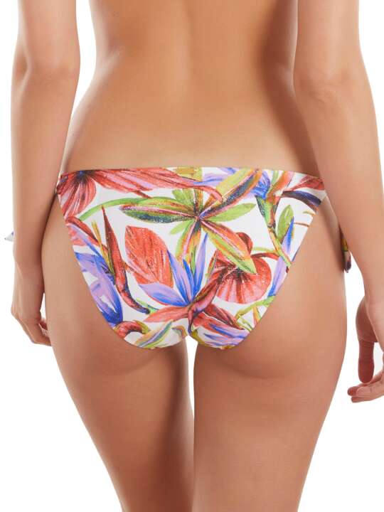 BA007SE Bas maillot de bain à nouettes Bird Of Paradise Selmark Mare Blanc face