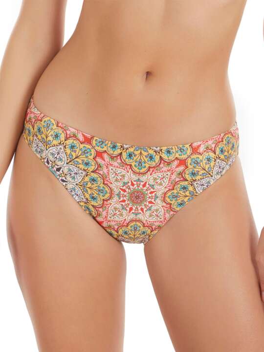 BA402SE Bas maillot de bain bikini Mandala Selmark Mare Jaune face