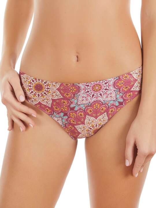 BA402SE Bas maillot de bain bikini Mandala Selmark Mare Prune face