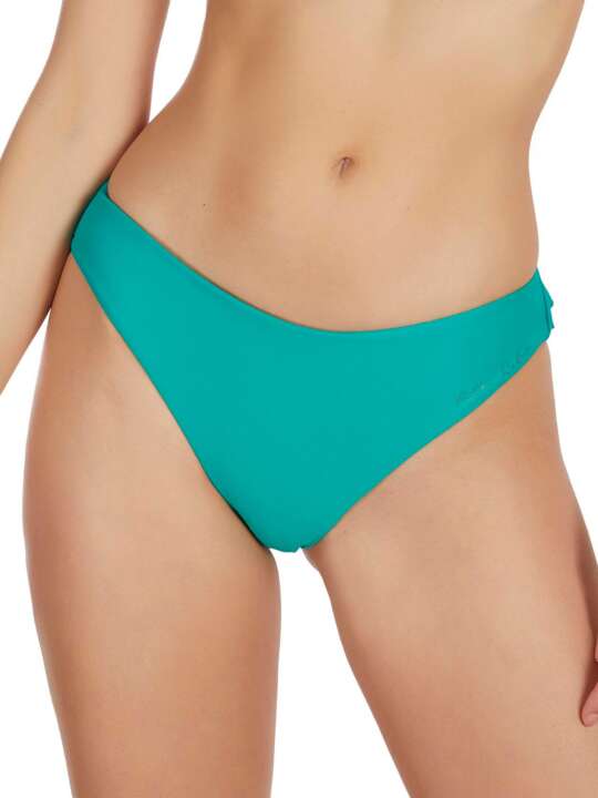 BA106SE Ruffled swimming costume bottoms Basica Selmark Mare Green face