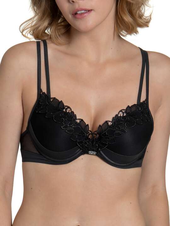 10290LI Soutien-gorge push-up Illusion Lisca Noir face