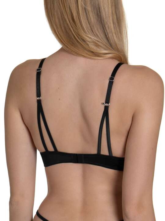 10292LI Soutien-gorge armaturé multipositions Impressive noir Lisca Noir face