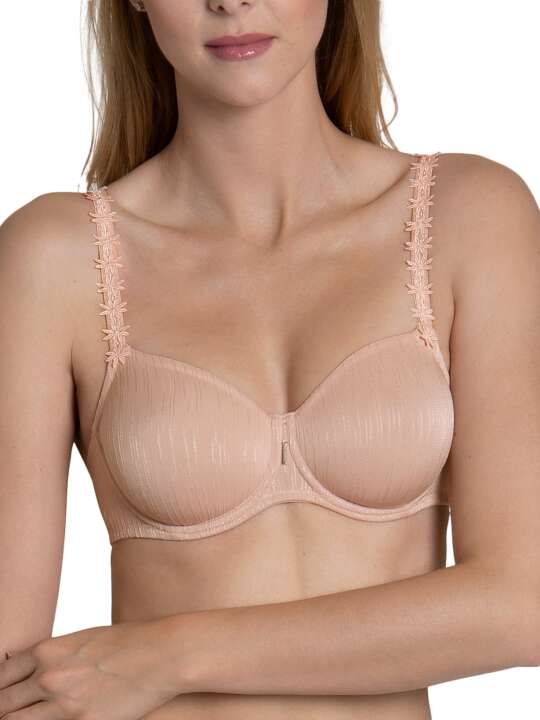 20250LI Soutien-gorge armaturé Gracia bonnets F et G Lisca Rose face