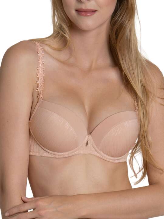 20253LI Soutien-gorge push-up multipositions Gracia Lisca Rose face