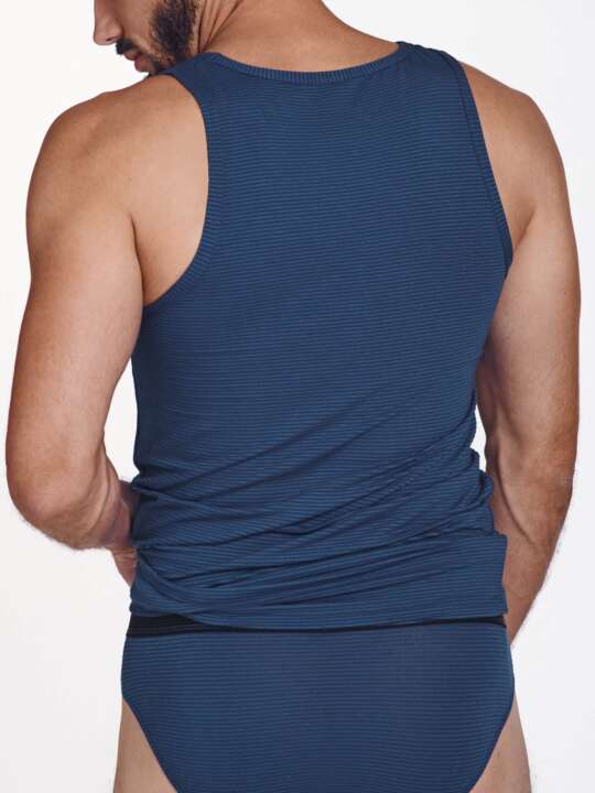 31006LI Tank top Zeus blue Lisca Men Blue face