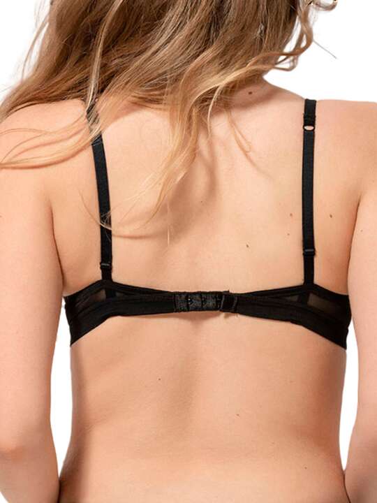 14094LU Soutien-gorge super push-up Lust noir Luna Splendida Noir face