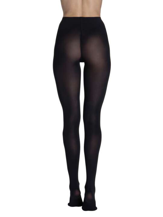 50016LI Collants opaques 3D 100 DEN Classic Basic noir Lisca Noir face