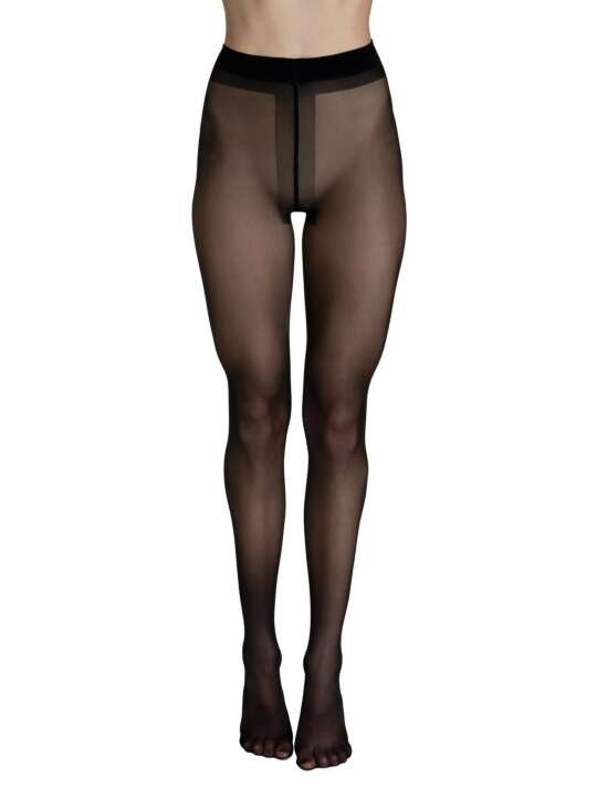 50017LI Collants 20 DEN transparents Selection Lisca Noir face