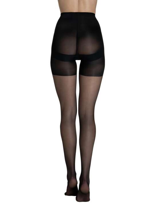 50021LI Collants 25 DEN modelants Shaper Push Lisca Noir face