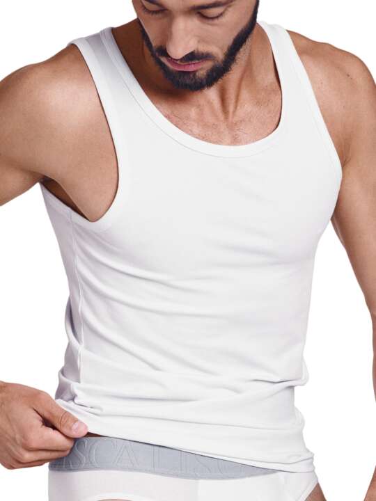 31007LI Hercules Lisca Men Tank Top White face