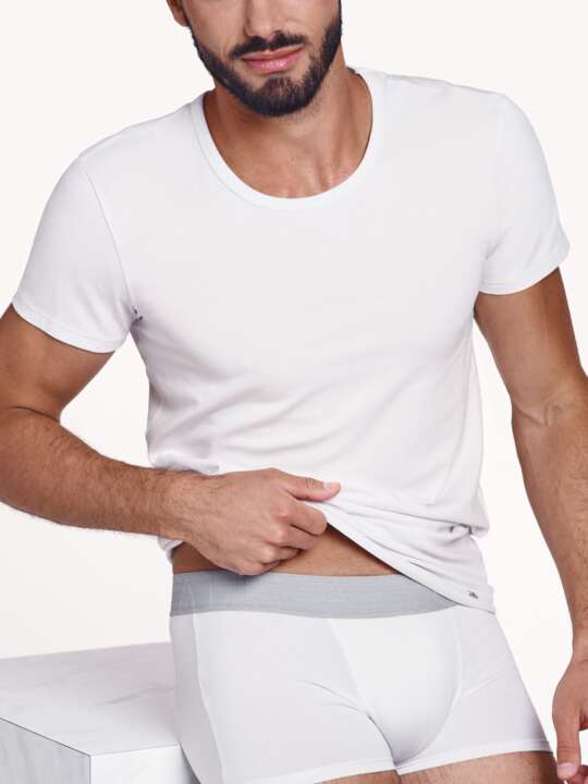 31008LI T-shirt manches courtes Hercules Lisca Men Blanc face
