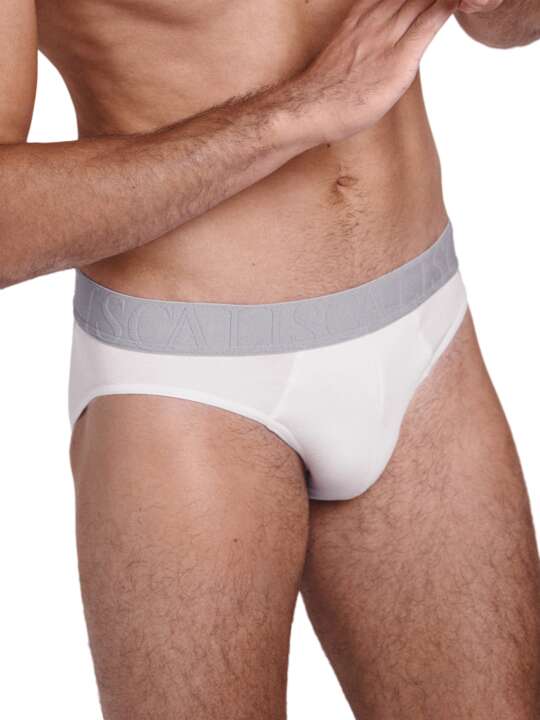 32025LI Slip Hercules Lisca Men Blanc face