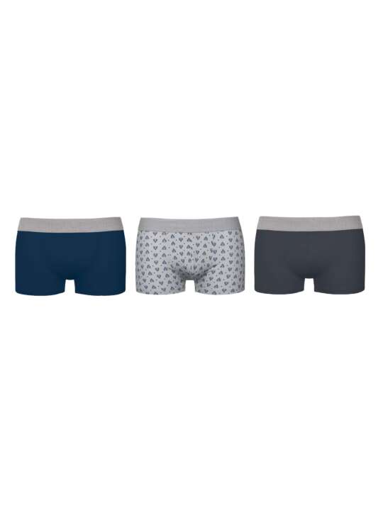 32030LI Hercules Lisca Men Boxer Pack x3 Grey face