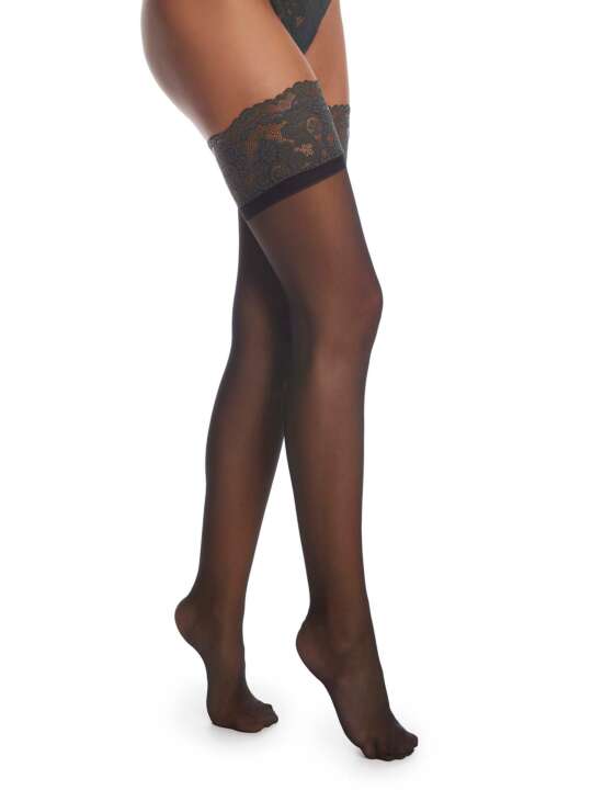 60789SE Stockings Cadorna Selmark Green face