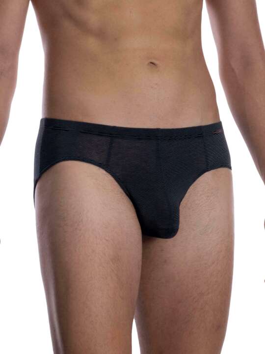 130301O Slip sport PEARL2058 noir Olaf Benz Noir face