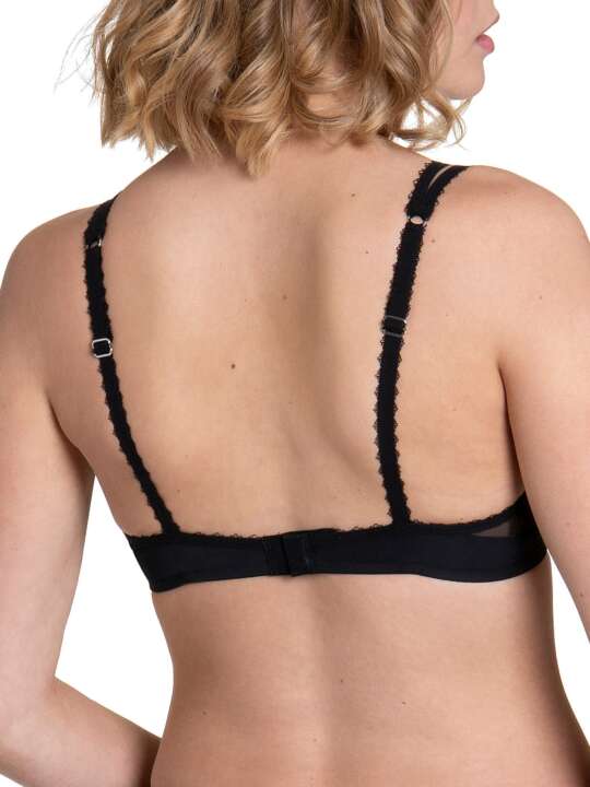 10299LI Soutien-gorge armaturé Peony Lisca Noir face