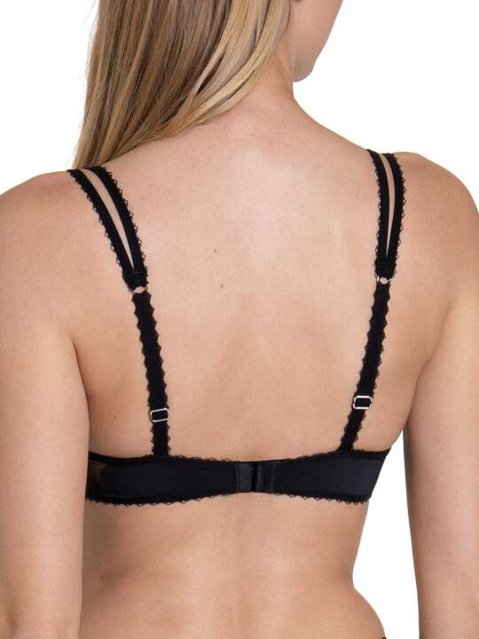 10301LI Push up bra Peony Lisca Black face