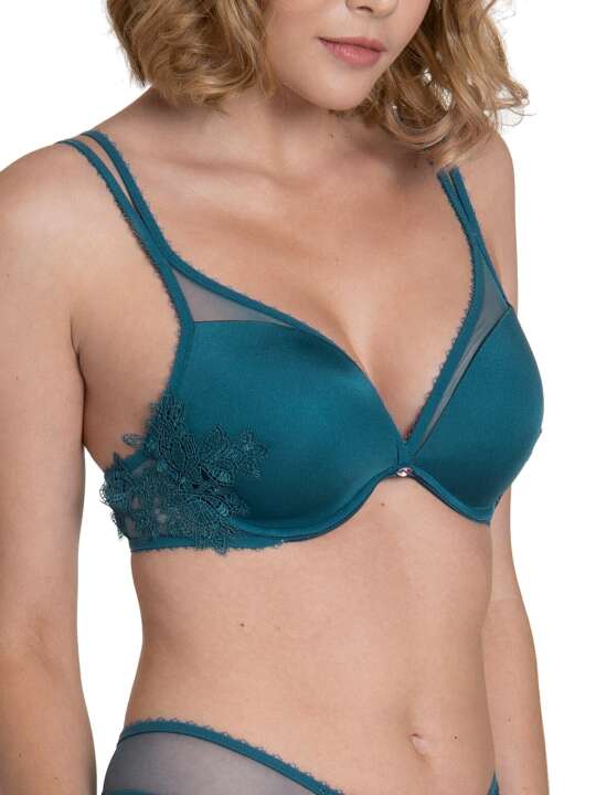 10301LI Soutien-gorge push-up Peony Lisca Bleu Turquoise face