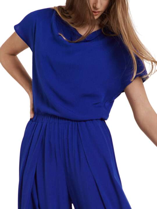 49466LI Short sleeve top Nice Lisca Blue face