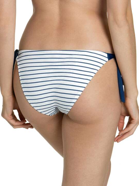 41517LI Tie-dye swimming costume stockings Puerto Rico Lisca Navy Blue face