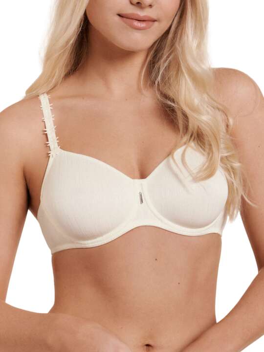 20249LI Underwired bra Gracia B to E cups ivory Lisca Ivory face
