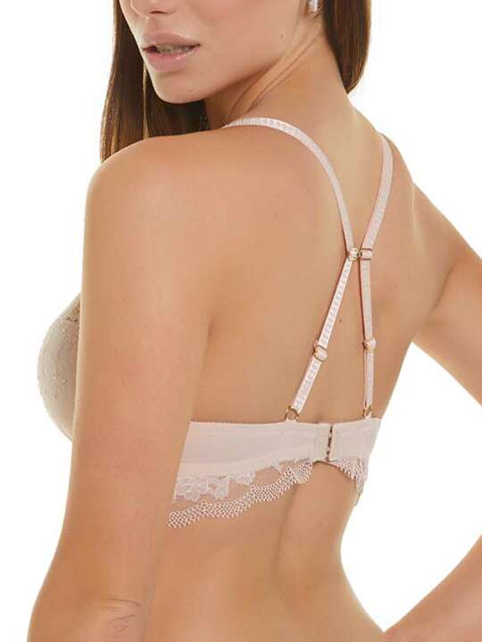 30815SE Soutien-gorge triangle semi bralette Jolie Selmark Rose face