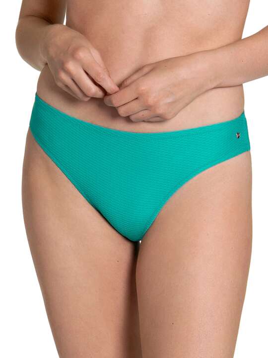 41500LI Bas maillot slip bain Ibiza Lisca Vert face