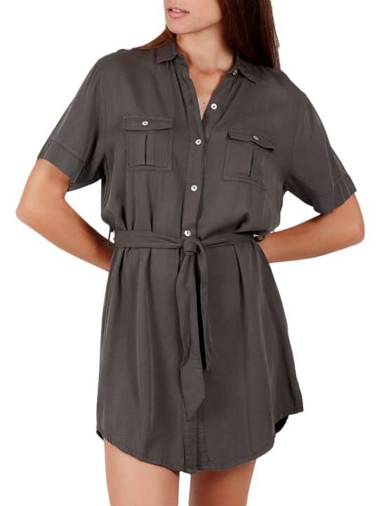 19590AD Summer tunic shirt Dubarry Admas Khaki face