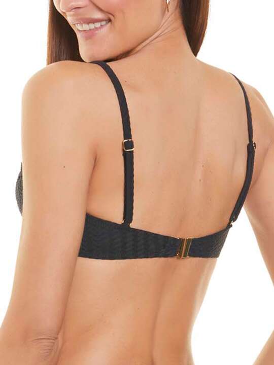 BD011SE Haut maillot de bain emboîtant Basica Selmark Mare Noir face