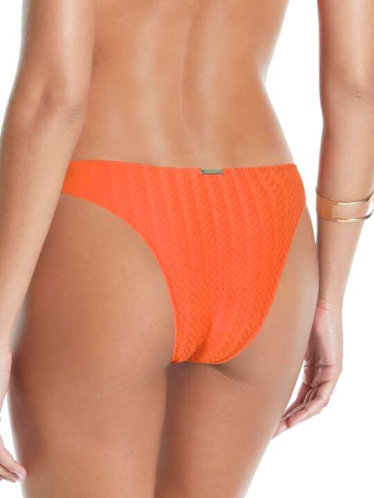 BD004SE Bas maillot slip bain brésilien taille basse Basica Selmark Mare Orange face