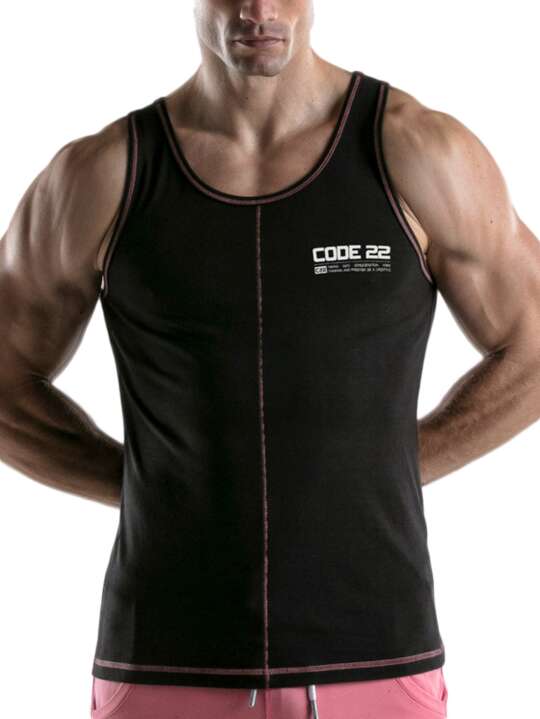 3327COD Tank top Rush Code22 Black face