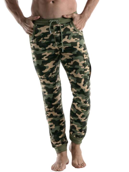 9809COD Jogging trousers Force Code22 Camouflage face