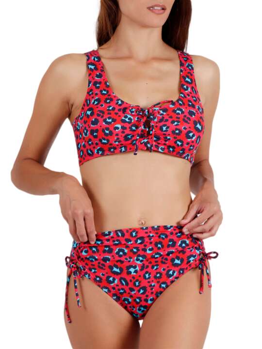 15205AD Ensemble 2 pièces bikini préformé Hot Skin rouge Admas Rouge face