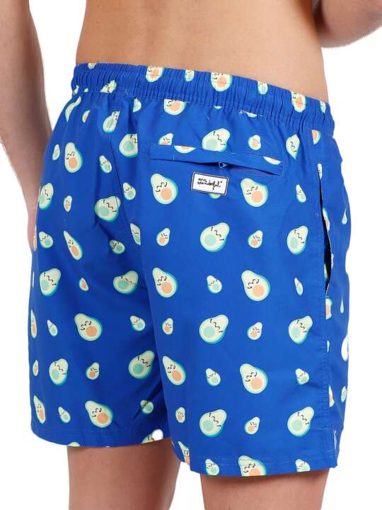 16207AD Swim shorts Aguacates Mr Wonderful blue Admas Blue face