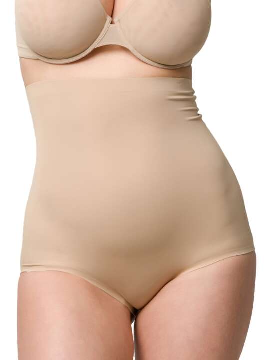25123LU High waist microfibre slimming briefs 39 cm Sculpt Luna Splendida Skin face