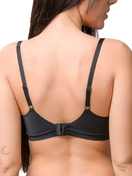 15100LU Soutien-gorge sport sans armatures Every Wear Luna Splendida Noir face