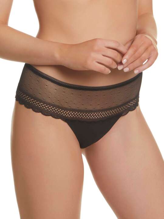 20806SE Thong shorty Mia Selmark Black face