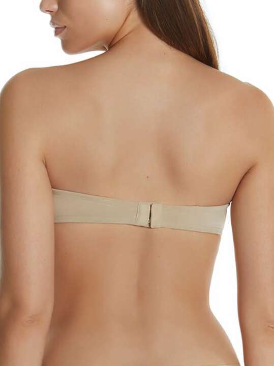 10549SE Soutien-gorge bandeau double push-up armature unique Etna Selmark Peau face