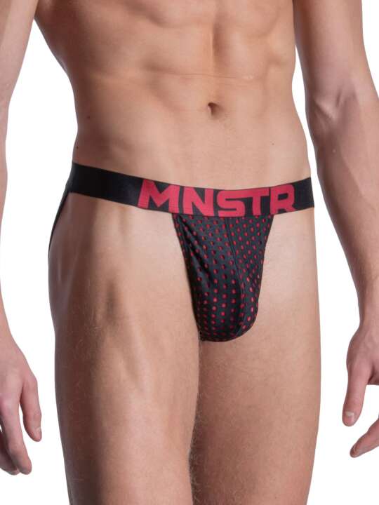 211682M Slip micro tanga M2106 noir Manstore Noir face