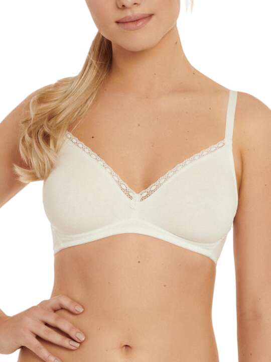 20282LI Soutien-gorge sans armatures Ines Lisca Ivoire face