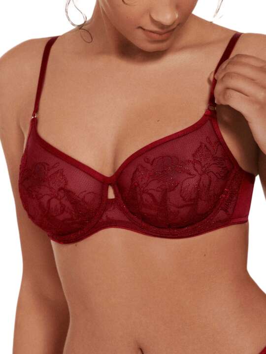 10320LI Soutien-gorge armaturé Ruby Lisca Rouge face