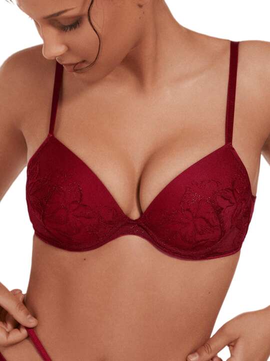 10322LI Soutien-gorge push-up Ruby Lisca Rouge face