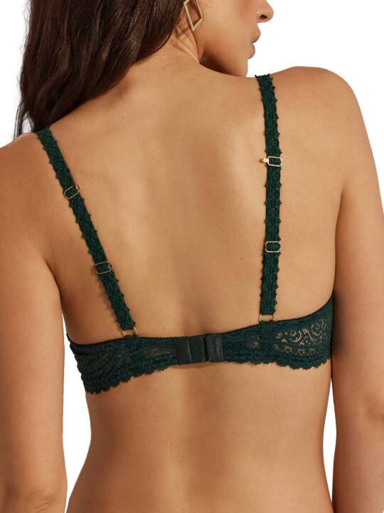 50815SE Soutien-gorge triangle semi bralette Flavia Selmark Vert face