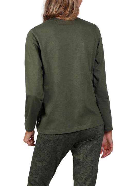 55771AD Pyjama tenue d'intérieur pantalon top Save Planet National Geographic Admas Vert face