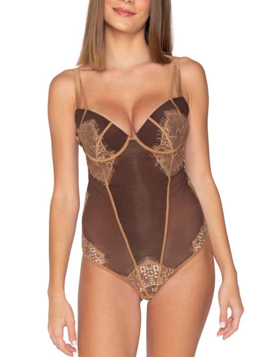 84230LU Body balconnet Tattoo Luna Splendida Marron face